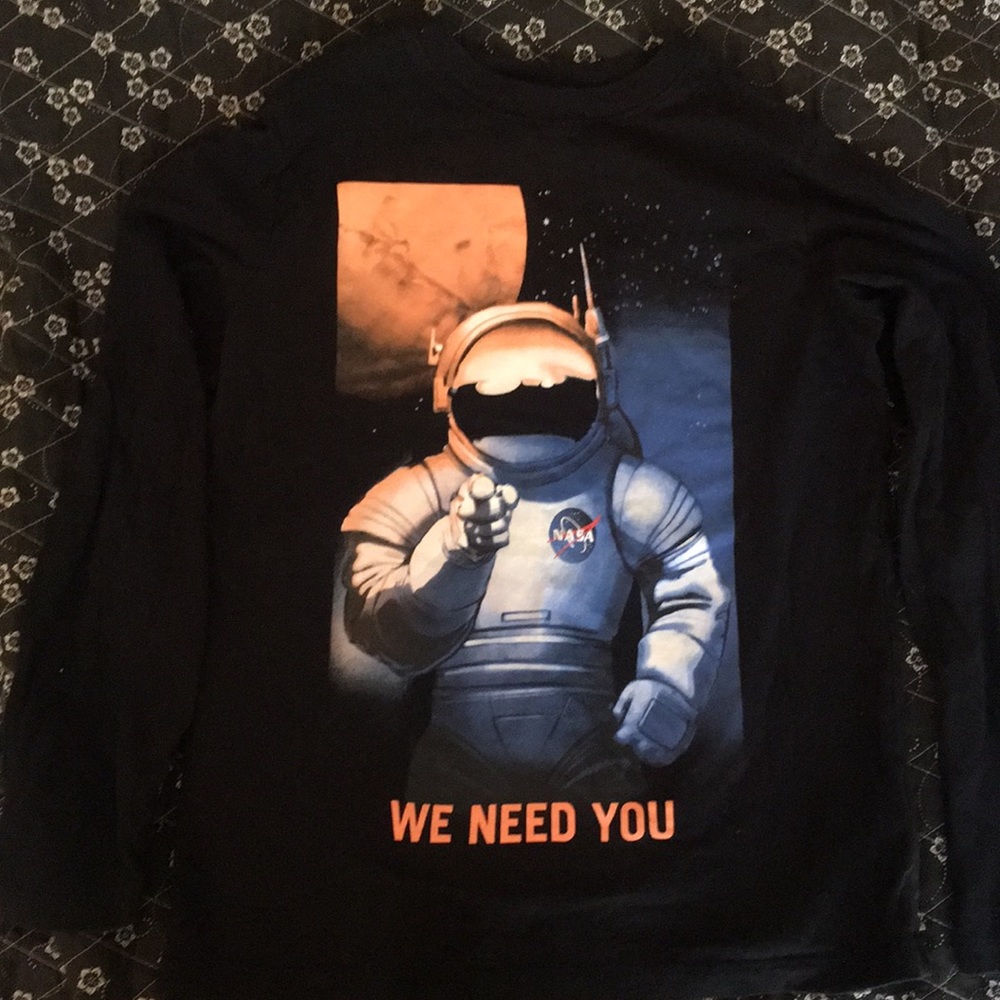 Land’s End long sleeve NASA shirt